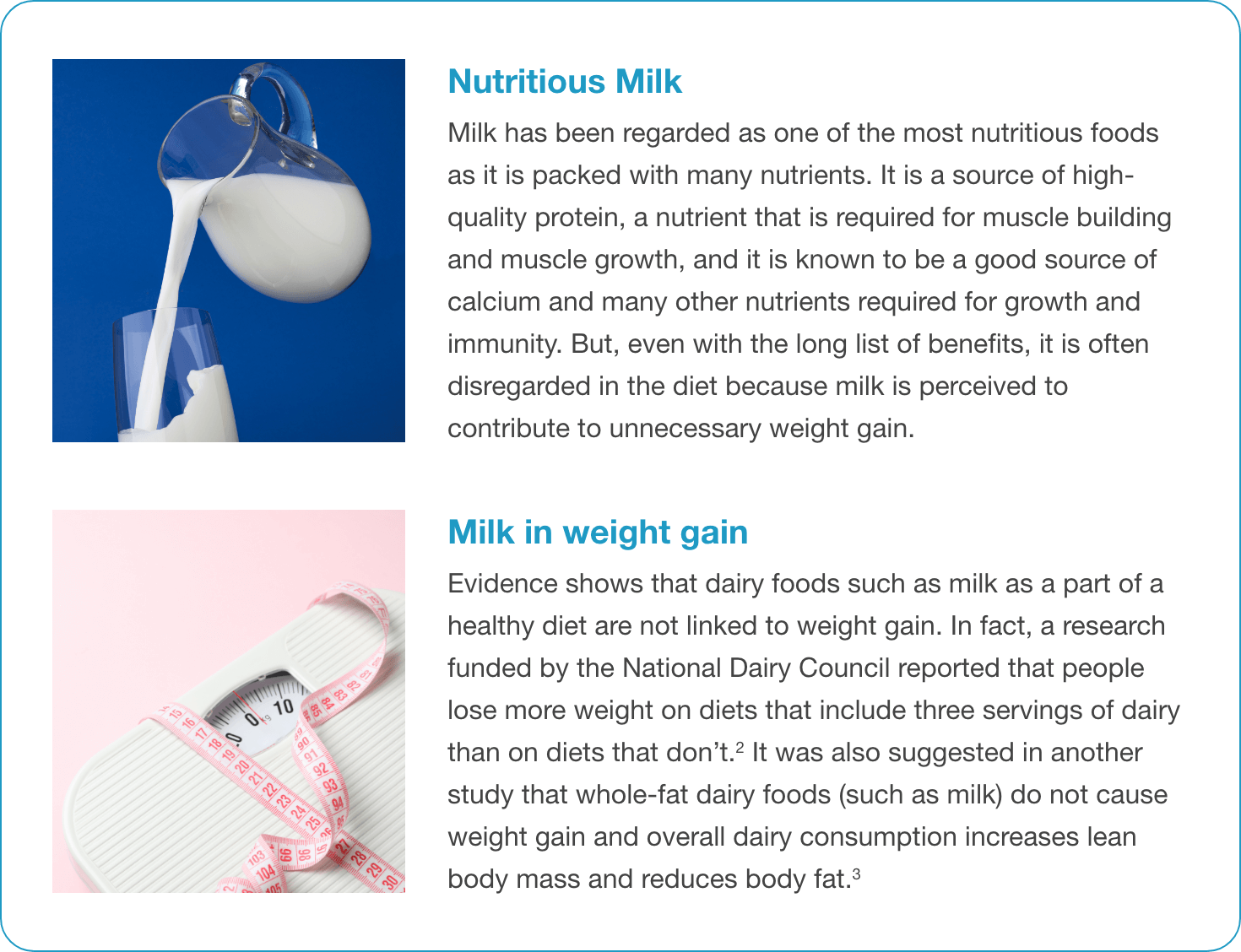 Milk Your Way To A Healthy Weight! Articles Nutrition Masterclass
